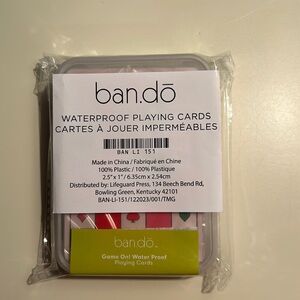 BAN DO - GAME ON! WATERPROOF PLAYING CARDS